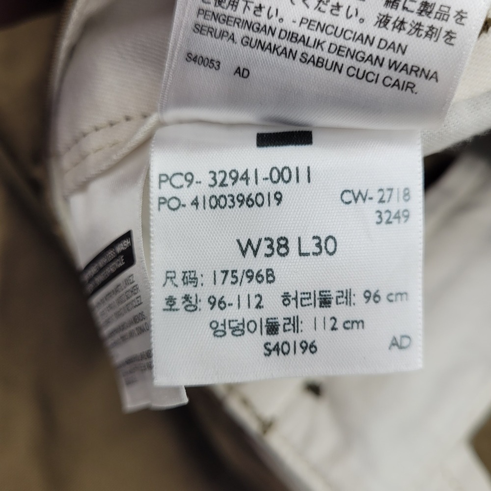 Levi's 502 Regular Taper Chinos Mens 38x30 Brown Stretch Sits Below Waist NEW - Picture 4 of 9